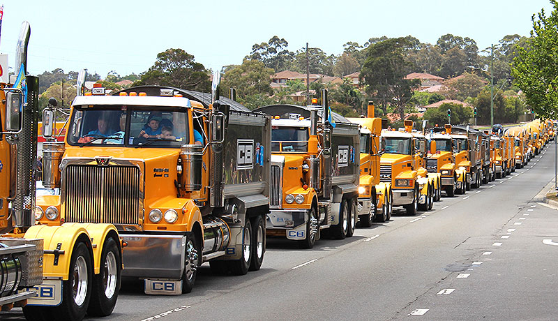 Cleary Bros Moving Truck Parade