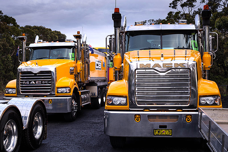 Cleary Bros Service Transport Trucks