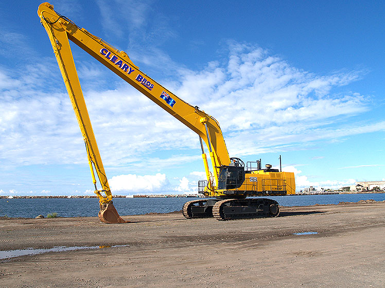 Cleary Bros Long Reach Excavator