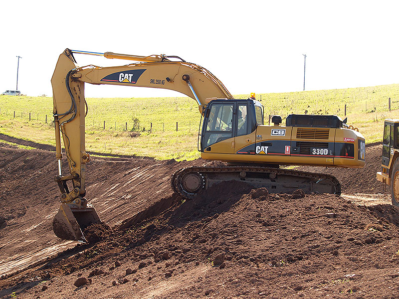 Cleary Bros Cat Excavator