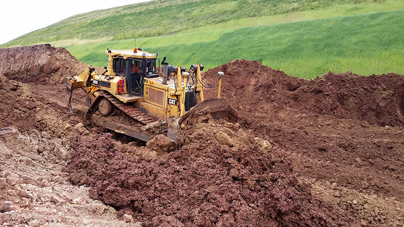 Cleary Bros Caterpillar Dozer with ripper