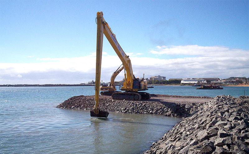 Cleary Bros Long Reach Excavator